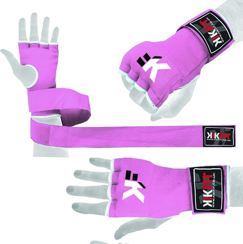 Kikfit pink gel hand wraps - gel,